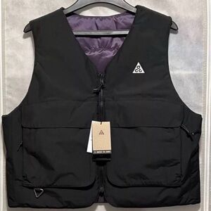 Nike ACG Black Vest with Purple Lining